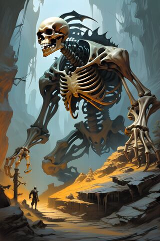 A Skeleton With A