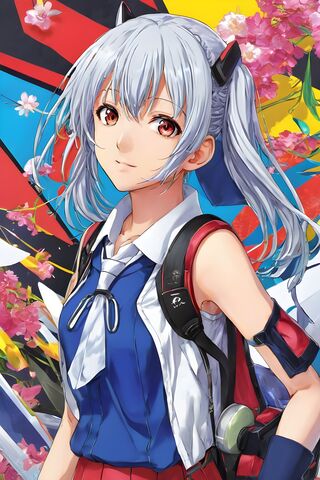 Vibrant Anime Character..