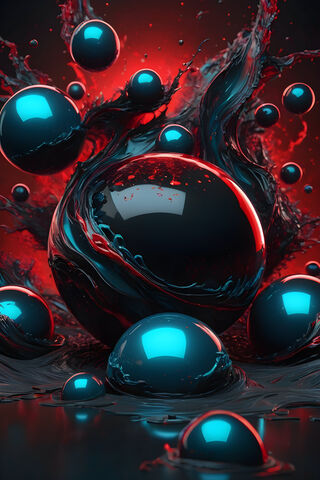 Awesome Spheres, Liquid Art