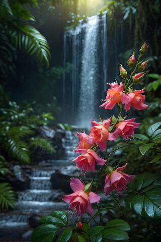 A Plant With Pink Flowers