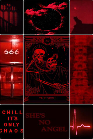 Dark Aesthetic Collage 🌑🔴