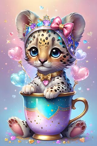 A Cat Wearing A Necklace