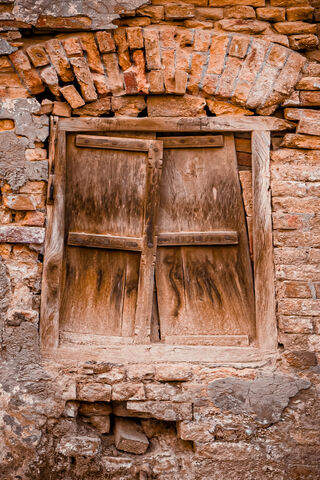 Rustic Charm: The Forgotten Window 🪟✨