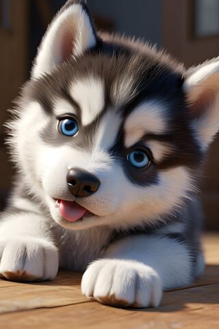 A Dog With Blue Eyes