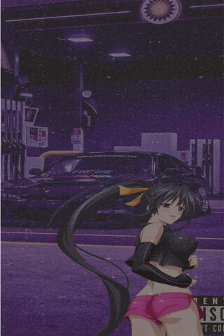 Night Vibes at the Gas Station 🌌🚗