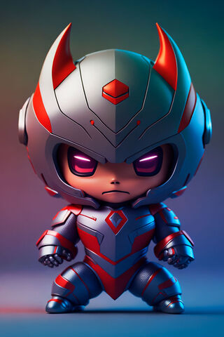 Fierce Chibi Warrior ⚔️