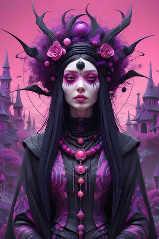 A Woman With A Flower Crown