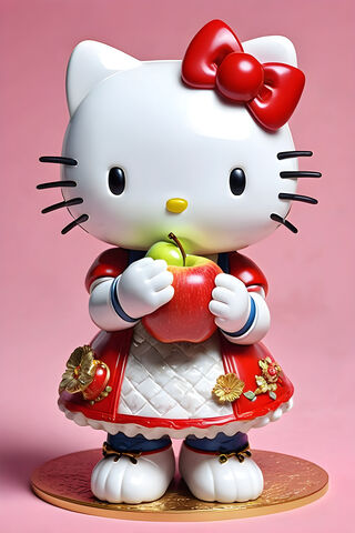Hello Kitty's Sweet Surprise 🍏✨
