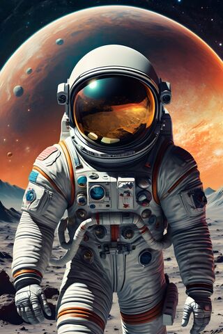 A Person In A Space Suit
