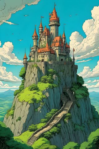 A Castle On A Cliff