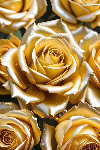 Golden Elegance 🌹✨