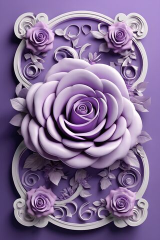 A Purple Flower With White Petals