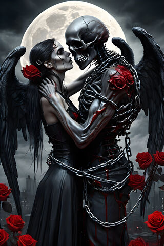 A Man and Woman In Garment