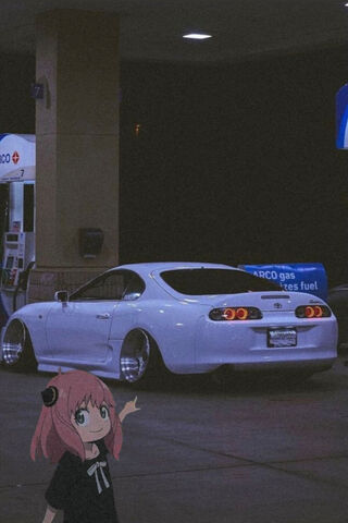 Nighttime Fuel Stop 🚗✨