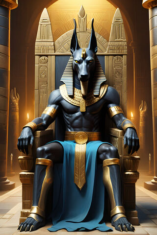 The Majestic Anubis 🐺✨