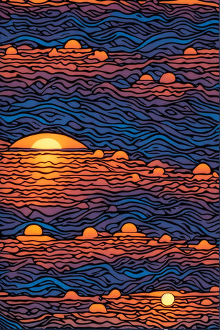 Ethereal Waves of Dusk 🌅✨