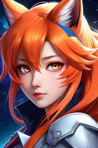 Celestial Fox Warrior 🌌🦊