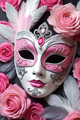 A Person Wearing A Mask
