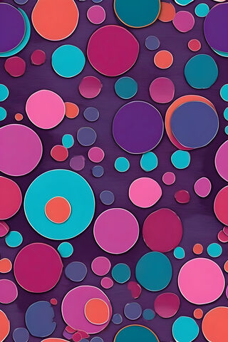 A Group Of Colorful Circles
