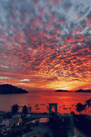 Fiery Skies Over Acapul..