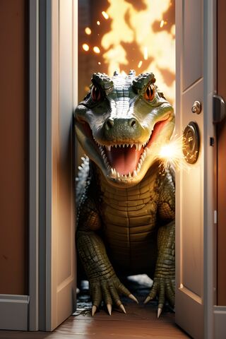 A Statue Of A Dinosaur