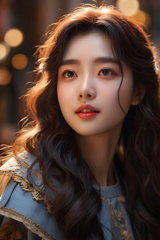 A Woman With Long Hair