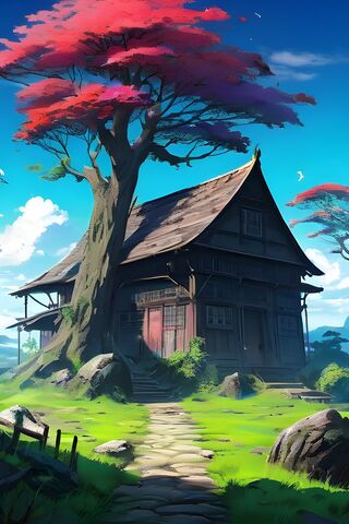 A House With A Stream R..