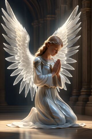Angel Kneeling