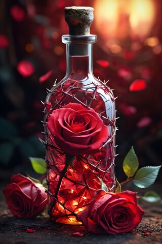 Enchanted Rose in a Bottle 🌹✨
