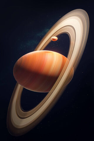 Majestic Saturn and Its..