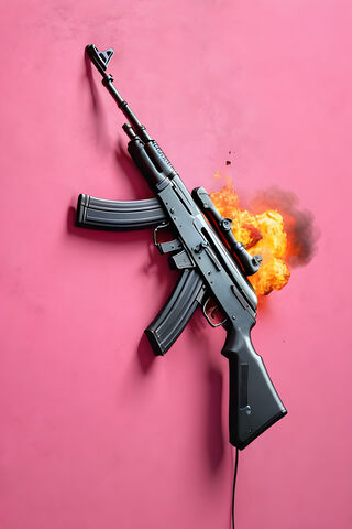 A Gun On Fire