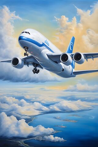 Soaring High: The Majesty of Flight ✈️☁️