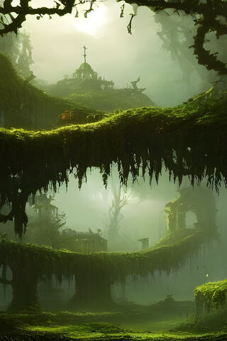 Enchanted Forest Ruins ..