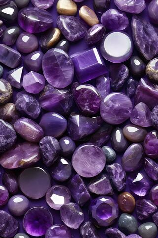 Enchanting Purple Gemstones 💎💜