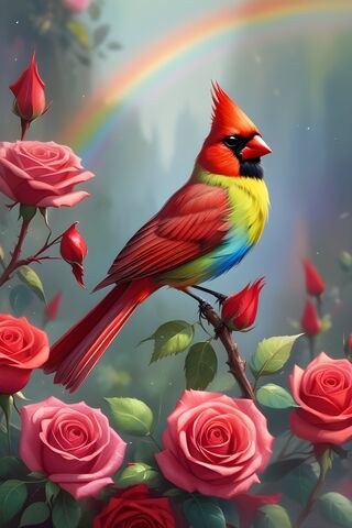 A Bird Perched On A Branch