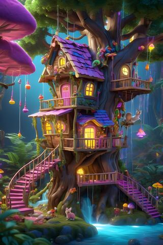 A Colorful House With A..