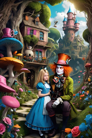 Alice With Mad Hatter