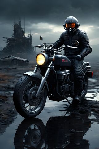 Dark Rider in a Dystopi..
