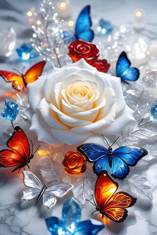 A Group Of Butterflies