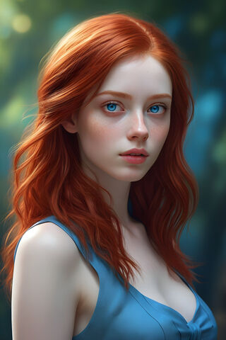A Woman With Red Hair