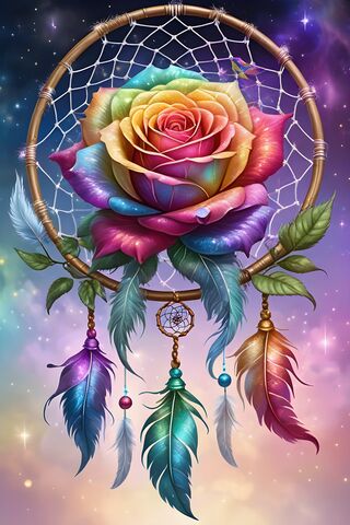 A Rose With A Blue Back..