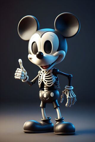 A Toy Figurine Of A Cartoon Character
