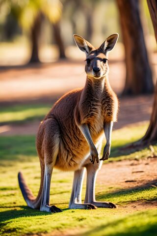 Kangaroo Cheers: Aussie Spirit in Action! 🇦🇺