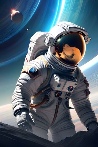 A Person In A Space