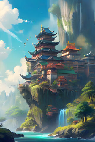 Enchanted Mountain Retreat 🏯🌄