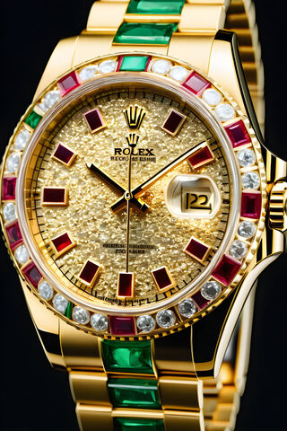 A Close Up Of A Watch