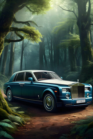 Abandoned Rolls Royce Phantom