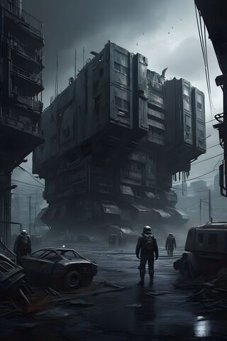 Futuristic Urban Ruins ..