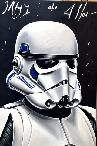 A Person Wearing A Helmet
