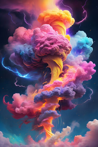 A Colorful Explosion In The Sky